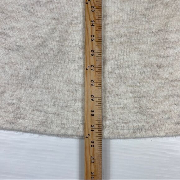 Anthropologie Shrinking Violet Sweater Dress Tunic Ivory Alpaca Blend Size S - Picture 7 of 7